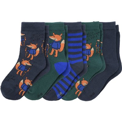 5 Paar Jungen Socken mit Baumwolle