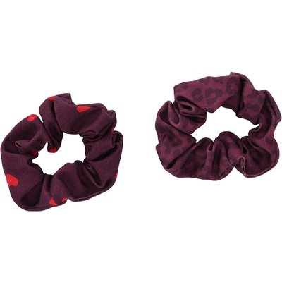 2 Scrunchies mit Muster