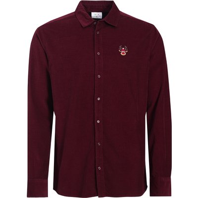 Herren Weihnachtshemd mit Stickerei