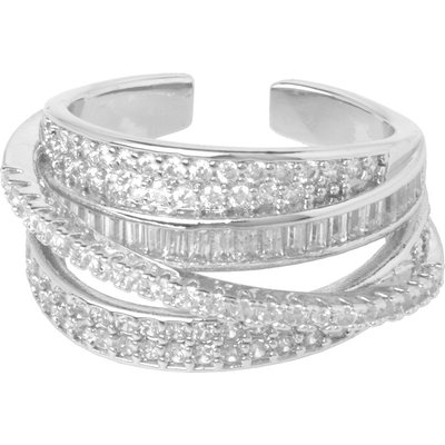Damen Ring mit Ziersteinchen