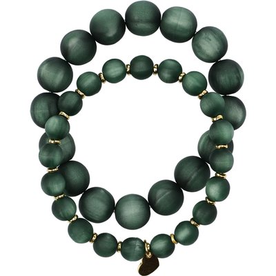 2 Damen Armbänder in matter Optik