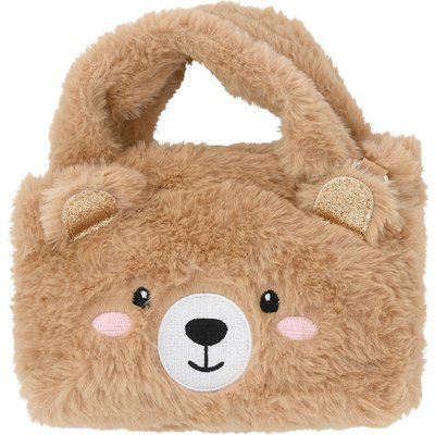 Mädchen Plüschtasche im Bären-Design