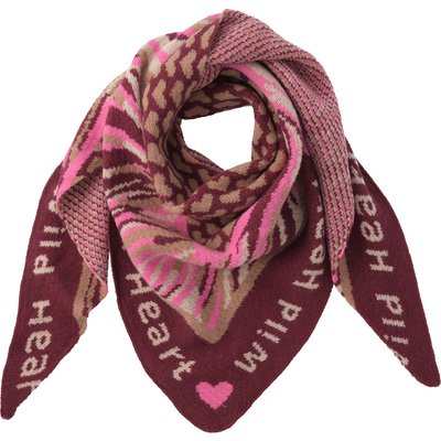 Damen Winterschal mit Mustermix
