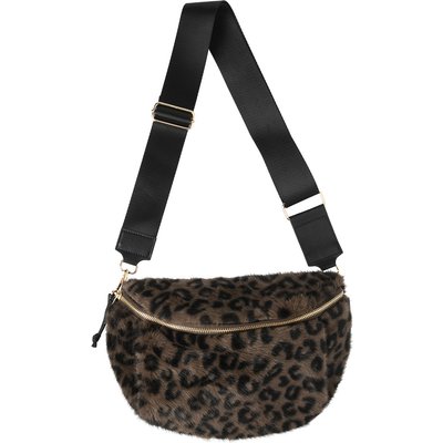Damen Crossbody-Bag aus Plüsch