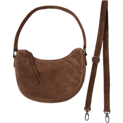 Damen Veloursledertasche