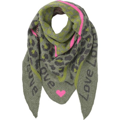 Damen Winterschal mit Mustermix