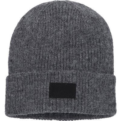Jungen Strickmütze mit Aufnäher