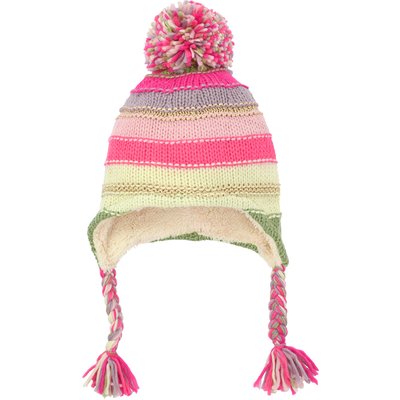 Mädchen Strickmütze mit Effektgarn