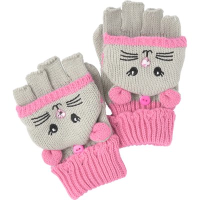 Mädchen Handschuhe mit Maus-Motiv