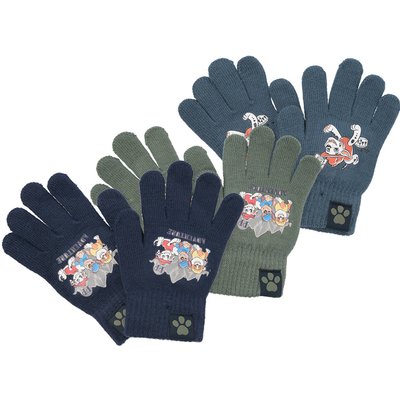 3 Paar PAW Patrol Handschuhe im Set