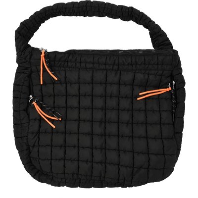 Gesteppter Shopper mit Zipper