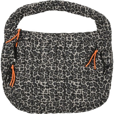 Gesteppter Shopper mit Zipper