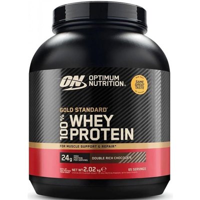 Optimum Nutrition Gold Standard 100 % Whey Poudre de Protéine Chocolat Double Riche 2,02 kg (65 Portions)