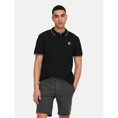 Only & Sons Poloshirt Fletcher 22024827 Schwarz Regular Fit