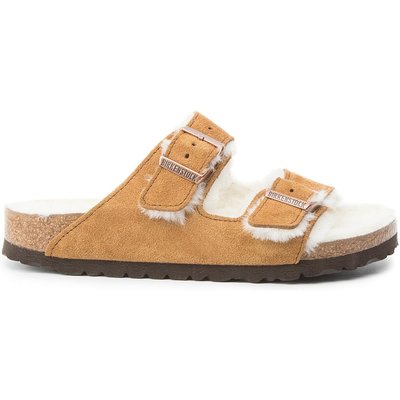 Hausschuhe Birkenstock Arizona Fur 1001135 Braun