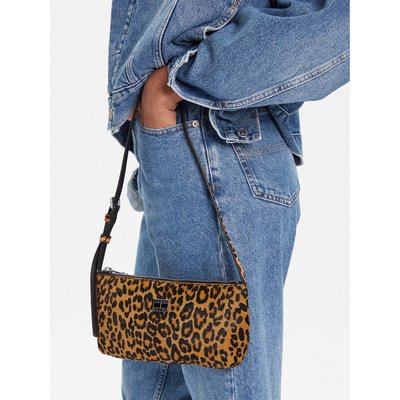 Handtasche Tommy Jeans Tjw Must Leopard Shoulder Bag AW0AW18008 Orange