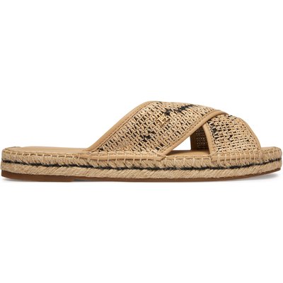 Pantoletten Tommy Hilfiger Raffia TH FW0FW09139 Beige