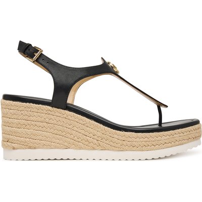 Espadrilles MICHAEL Michael Kors Val Thong Wedge 40S6VAMS1L Schwarz