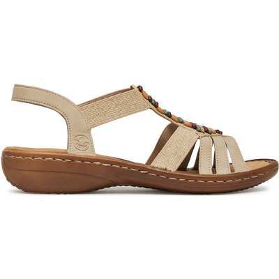 Sandalen Rieker 60851-62 Beige