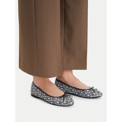 Ballerinas Tommy Hilfiger Th Charm Jacquard Ballerina FW0FW09504 Bunt