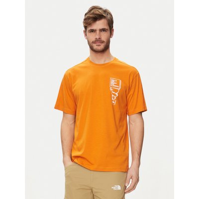 The North Face T-Shirt NF0A87FF Orange Regular Fit