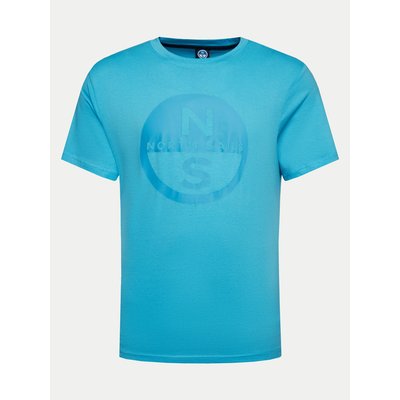North Sails T-Shirt Basic 692972 Blau Regular Fit