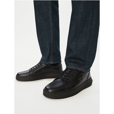 Sneakers Calvin Klein Chunky Cupsole Mono Lth YM0YM01317 Schwarz