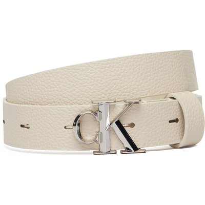 Damengürtel Calvin Klein Facet Ck Buckle Pebble LV04F7060G Creme