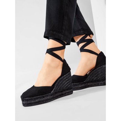 Espadrilles Castañer Carina C/8ED/001 020966-100 Schwarz
