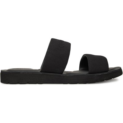 Pantoletten Calvin Klein Double Strap Cv Logo HM0HM01801 Schwarz