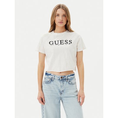 Guess T-Shirt V5GI19 I3Z14 Écru Regular Fit