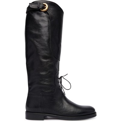 Klassische Stiefel Weekend Max Mara Visby 2525796015600 Schwarz