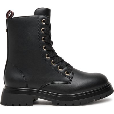Schnürstiefeletten Tommy Hilfiger Lace-Up Bootie T3A5-33569-1351 M Schwarz