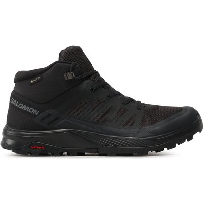 Trekkingschuhe Salomon Outrise Mid Gtx L47143500 Schwarz
