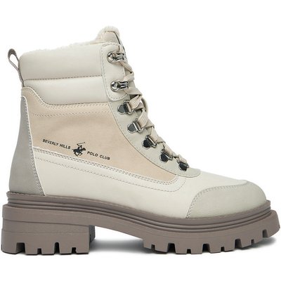 Schnürstiefeletten Beverly Hills Polo Club CEO-HY62070-7 Beige