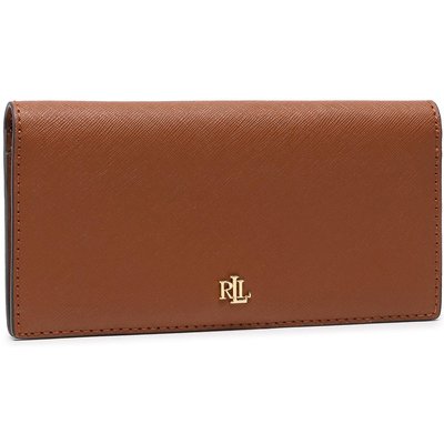 Geldbörse LAUREN RALPH LAUREN Slim Wallet 432802917010 Braun