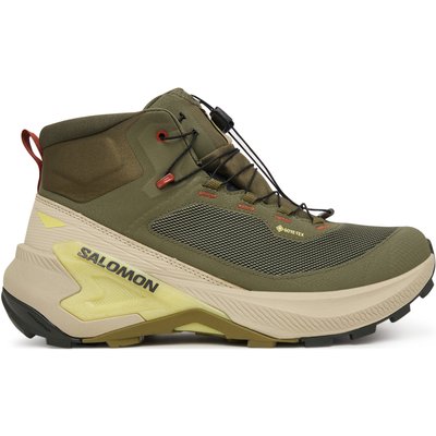 Trekkingschuhe Salomon Genesis Mid GTX L45409400 Khakifarben