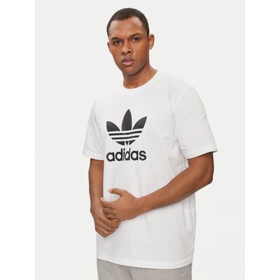 adidas T-Shirt adicolor Trefoil IV5353 Weiß Regular Fit