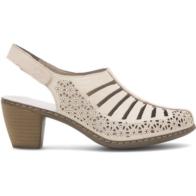 Halbschuhe Rieker 40959-60 Beige