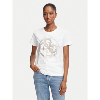 Guess T-Shirt W6BI30 K6051 Weiß Regular Fit