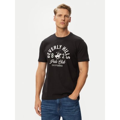 Beverly Hills Polo Club T-Shirt P-SS26M-TS1290 Schwarz Regular Fit