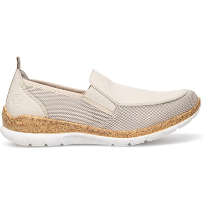 Halbschuhe Rieker N4275-60 Beige