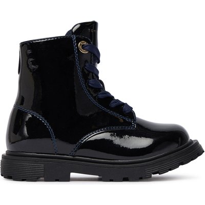 Schnürschuhe Tommy Hilfiger Lace-Up Bootie T1A5-34005-1237 M Dunkelblau