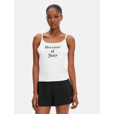 Juicy Couture Top Dream Of Vest JCLCT125505 Weiß Slim Fit