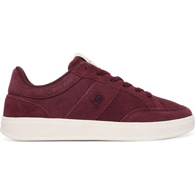 Sneakers Tommy Hilfiger Th Heritage Court Sneaker Suede FW0FW09266 Dunkelrot