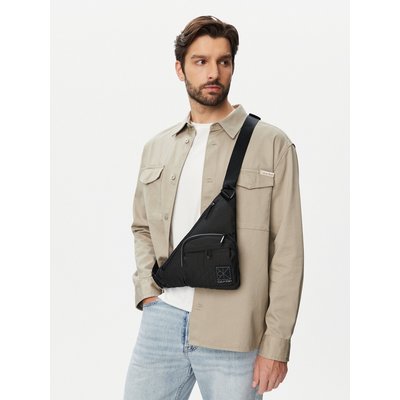 Umhängetasche Calvin Klein Utility Emblem Aop Crossbody LV04D3386G Schwarz