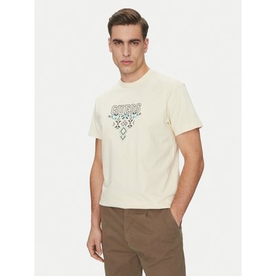Guess T-Shirt M5GI11 K8FQ4 Beige Regular Fit