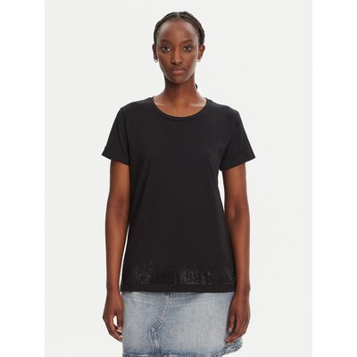 Liu Jo Sport T-Shirt TA5180 JS923 Schwarz Regular Fit