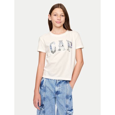 Gap T-Shirt 628663 Weiß Regular Fit