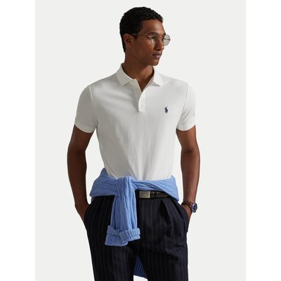Polo Ralph Lauren Poloshirt 710941439002 Weiß Custom Slim Fit